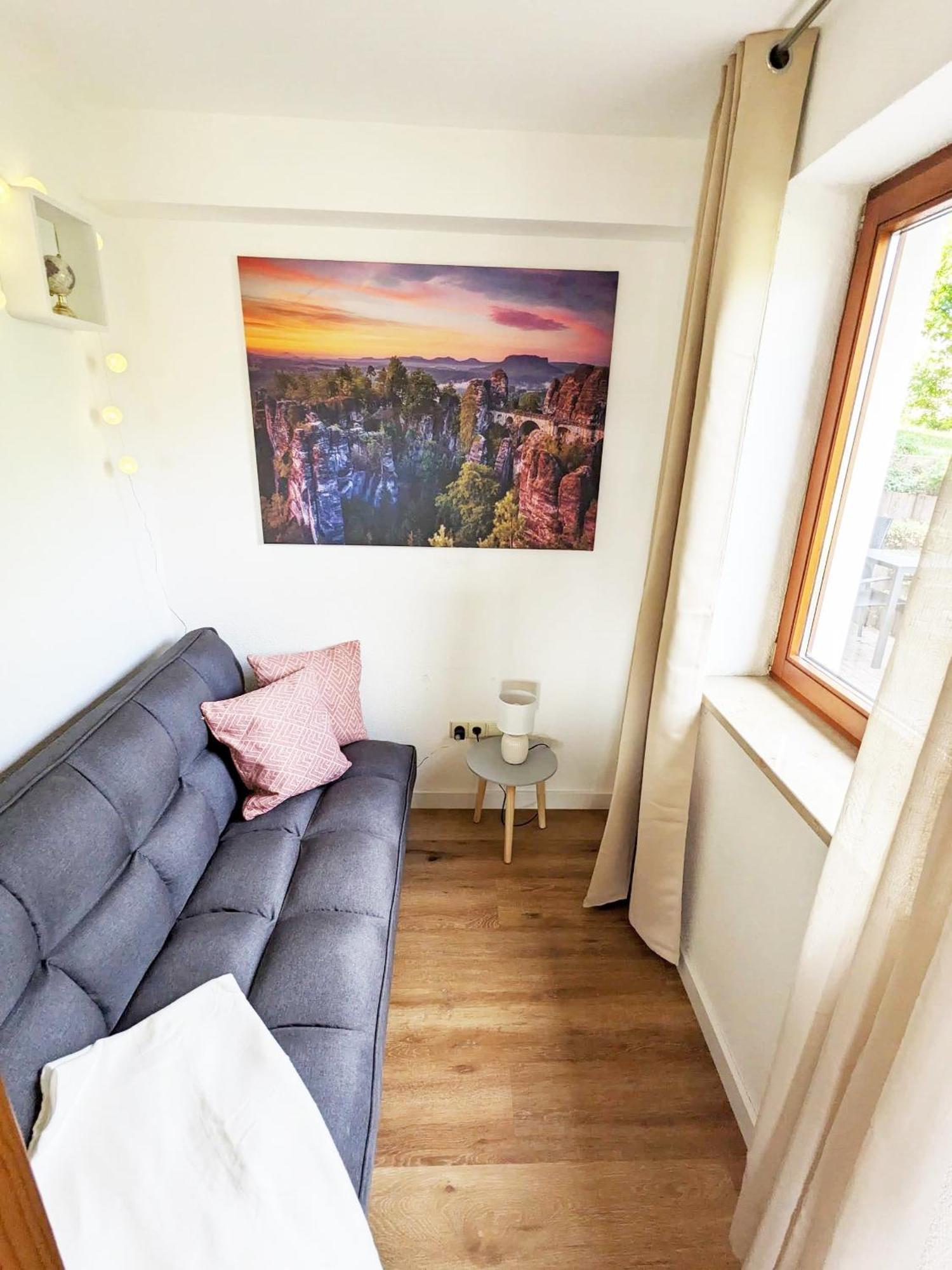 S2 - Urlaubsmagie - Am Wanderweg Mit Terrasse Apartment Sebnitz Ngoại thất bức ảnh